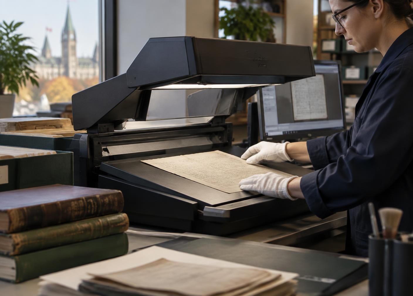 Professional scanning in progress